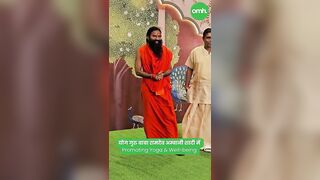 योग गुरु बाबा रामदेव अम्बानी शादी में Promoting Yoga & Well-being