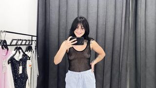 NO BRA TRAND | Transparent Clothes Try-On Haul