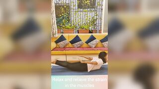 5 Yoga Poses to Release your back pain #yoga #backpainrelief #backpainyoga #dailyroutine #asana