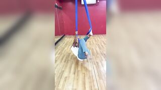 Aerial yoga class !! Aerial yoga TTC !! Aerial yoga India !! Aerial yoga meditation !! #shorts