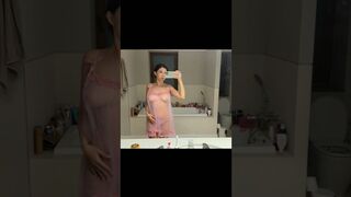 transparent lingerie pink outfits #fashion #dress #storytime #review #grwm #seethrough #transparent