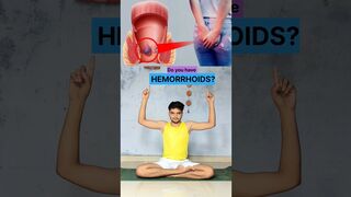 Hemorrhoids Relief ????#hemorrhoids #piles #painrelief #yoga #yogalife #ytshorts #explore #shorts