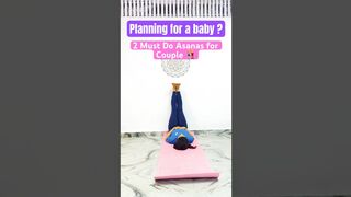 Planning for a baby? Practice these yoga asana regularly#yogaasana#asana #conceive #shorts #ytshorts