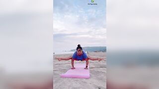 Yoga on the beach | Yoga with Urmi Pandya