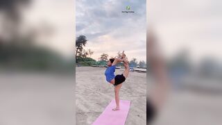 Yoga on the beach | Yoga with Urmi Pandya