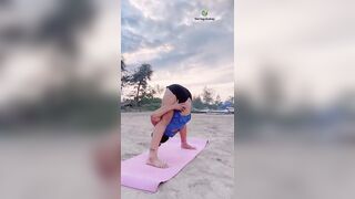 Yoga on the beach | Yoga with Urmi Pandya