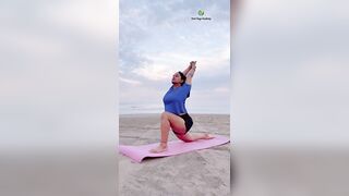 Yoga on the beach | Yoga with Urmi Pandya