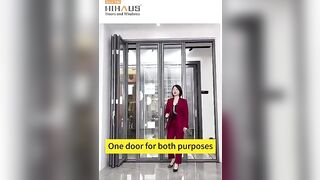 Flexible Folding Door for Balcony #foldingdoormagic