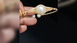 Natural pearl bracelet | flexible | openable | WhatsApp 7075551297