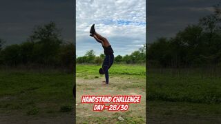 Handstand,Day-28/30 #calisthenics #workout #yoga #trending #viralshort #shorts #youtubeshorts #short