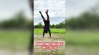 Handstand,Day-28/30 #calisthenics #workout #yoga #trending #viralshort #shorts #youtubeshorts #short