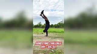 Handstand,Day-28/30 #calisthenics #workout #yoga #trending #viralshort #shorts #youtubeshorts #short