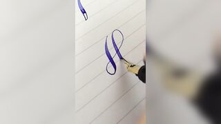 Pakistanis Flexible Writing Fountain Pen With ASMR #calligrapy #trending