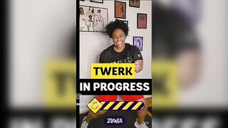 twerk in progress! Wednesdays at 7pm est sign up dwelch.zumba.com #twerk #zumba #welchwellnesstv