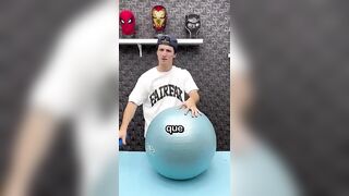 Cuantas Infladas Necesita Una Pelota De Yoga Para Que Explote? ????