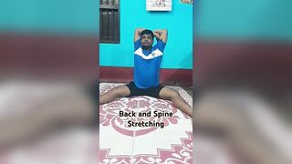 Back And Spine Stretching Exercise : Walk At Home #healthandfitness #healthandwellness #motivation