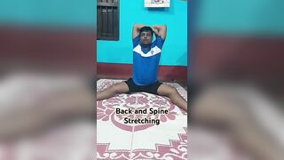 Back And Spine Stretching Exercise : Walk At Home #healthandfitness #healthandwellness #motivation