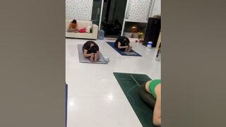 #challenges #nice #stretching #pose #yoga #xuhuong #loseweight #bellyfat #hipopening #balance #core