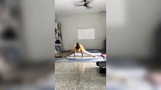 ????Full Legs Stretching..yoga शुरू से शुरू…I am Yoga learner #yogalearner #meditation