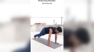 60 Day सूर्य नमस्कार???? Series Day-36 #yoga #suryanamaskar #health