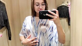 [4K] Try-on Haul with White |Transparent Clothing