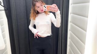 [4K] NEW See-Through Try On Haul | Transparent Clothes With Polly