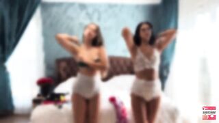 Transparent lingerie Try on haul | Mom and Daughter See Through #fashion #lingerie #tryonhaul