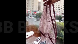 See-through lingerie try-on haul with Emilia #transparenthaul #tryonhaul2023 #lingerie Vid-099