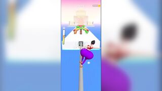 TWERK RACE 3D | LEVEL 6 | BOSS FIGHT | EATING BUN GAME |