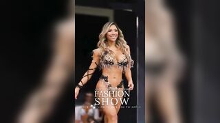 IFBB BIkini Pro Janet Lynn West at the 2024 Nashville Angel Fashion Show