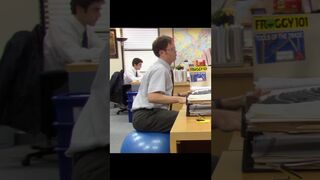 Very flexible, huh, Dwight?????|The office.#shorts #shortsfeed