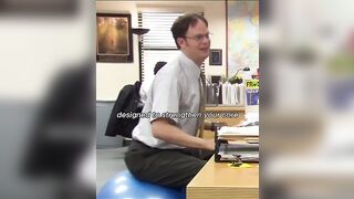 Very flexible, huh, Dwight?????|The office.#shorts #shortsfeed