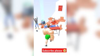 Muscle Rush 3D Game funny ????????|| twerk race funny ????????|| #funnygameplay #shortsfeed #shorts #viral