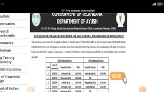 आयुष विभाग योग 824 पदों पर भर्ती ll Ayush Yoga Vacancy ll