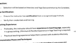 842 पद पर आई योग की भर्ती //842 yoga jobs // yoga instructor jobs // new yoga instructor recruitment