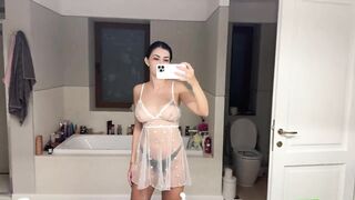 [4K] TRANSPARENT SHEER LINGERIE | TRY-ON HAUL