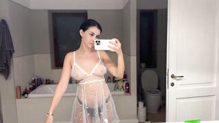 [4K] TRANSPARENT SHEER LINGERIE | TRY-ON HAUL