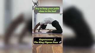 Challenging my Limits:Kapotasana Practice ????‍♂️???? #shorts #yoga