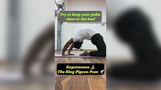 Challenging my Limits:Kapotasana Practice ????‍♂️???? #shorts #yoga