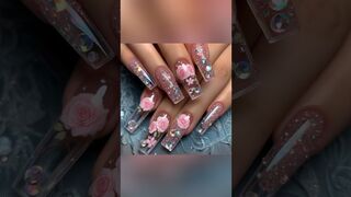 New Transparent Nails Design For Girls||????????????||Nails Lovers||#trending #nails#shortvideos #viral