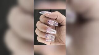 New Transparent Nails Design For Girls||????????????||Nails Lovers||#trending #nails#shortvideos #viral