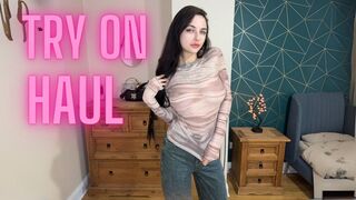 ???? 4K Transparent Outfit in Seconds | Try On ???? #fashion #getreadywithme #trend #tryonhaul