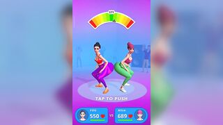 "Twerk race" game play ????????️ please like and sub????❤️#comedia #dembow #humor #music #gameplay #twerk