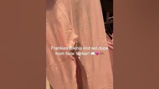 New Yorker has a cute Frankie’s Bikinis dupe ???????????????????? #shorts