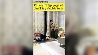 Mỗi khi tôi thấy mẹ tập yoga và cái kết | Vinh Dự Gaming #shorts #giaitri