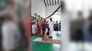 Forward bending technique by Dr.Ramesh Shetty Yogasana #yoga #yogaasana