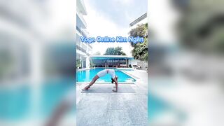 Yoga chào mặt trời . Tập mỗi ngày khoẻ cả đời #yoga #motivation