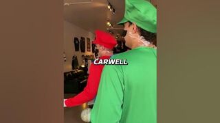 Mario and Luigi buy lingerie for the ladies