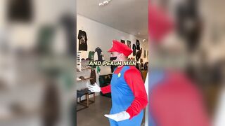 Mario and Luigi buy lingerie for the ladies