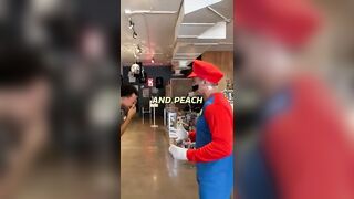 Mario and Luigi buy lingerie for the ladies